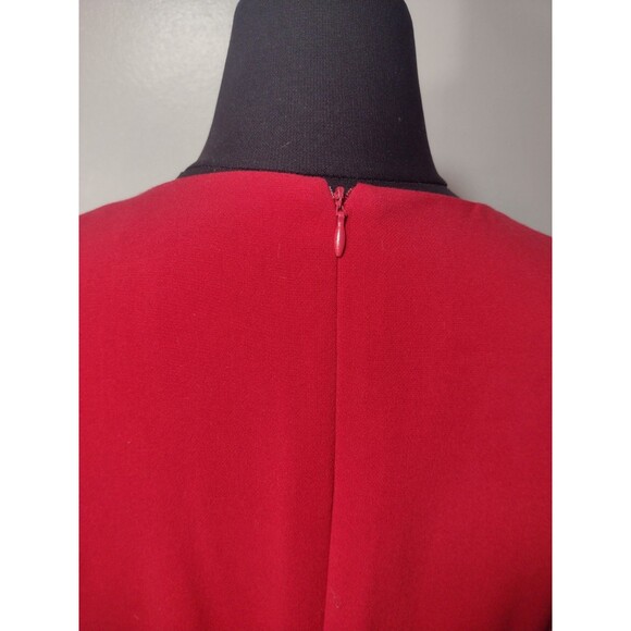 Vtg Forever 21 Dress Women's Stewardess Mini Large RED - Picture 6 of 14